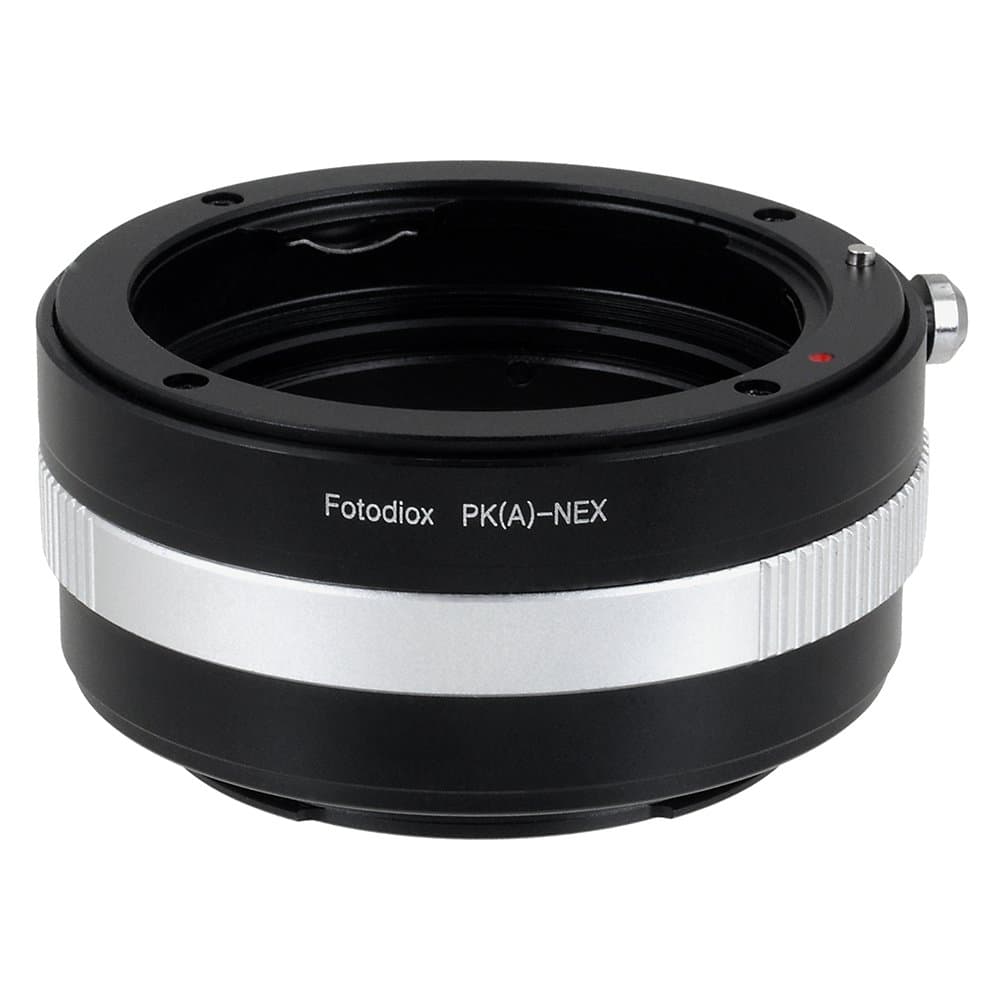 Fotodiox Lens Mount Adapter - Pentax K Af Mount (Pkaf) Dslr Lens To Sony Alpha E-Mount Mirrorless Camera Body With Built-In Aperture Control Dial