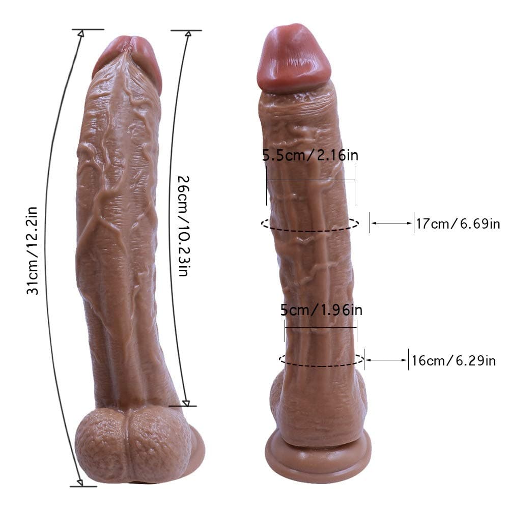 DUIHUIYING 12 Super Huge Long Massage Wand (12.04" Long) Handsfree Big Personal Relax Toys for Women(Blue) DUIHUIYING