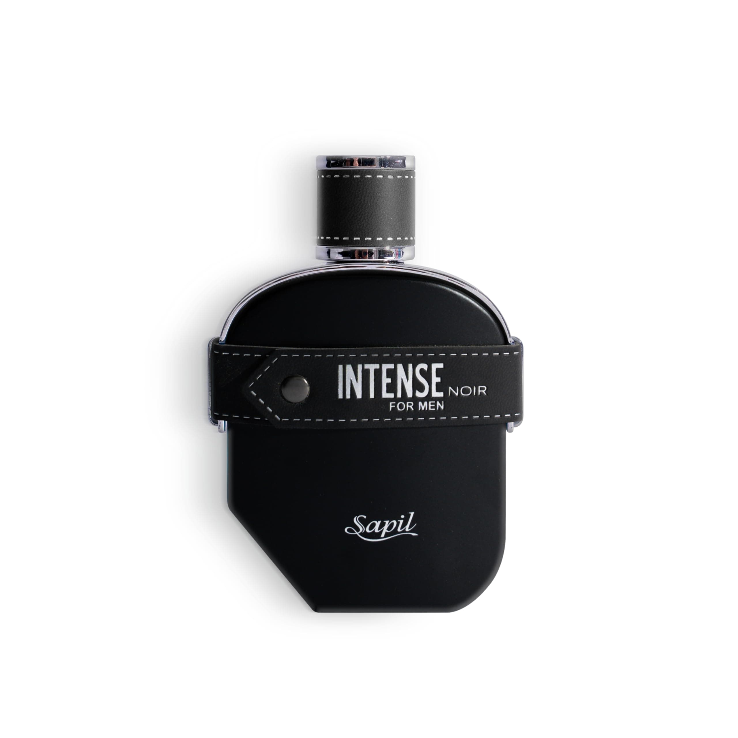 Intense Noir Eau de Parfum for Men – Long-Lasting Masculine Perfume with Amber, Leather, Patchouli & Musk – Bold Scent with Citrus Notes – 100ml