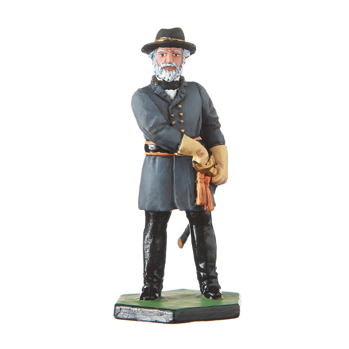 danila-souvenirs Tin Soldier USA Civil war Confederates General Robert Lee Hand Painted Metal Sculpture Miniature Figurine 54mm #CW07