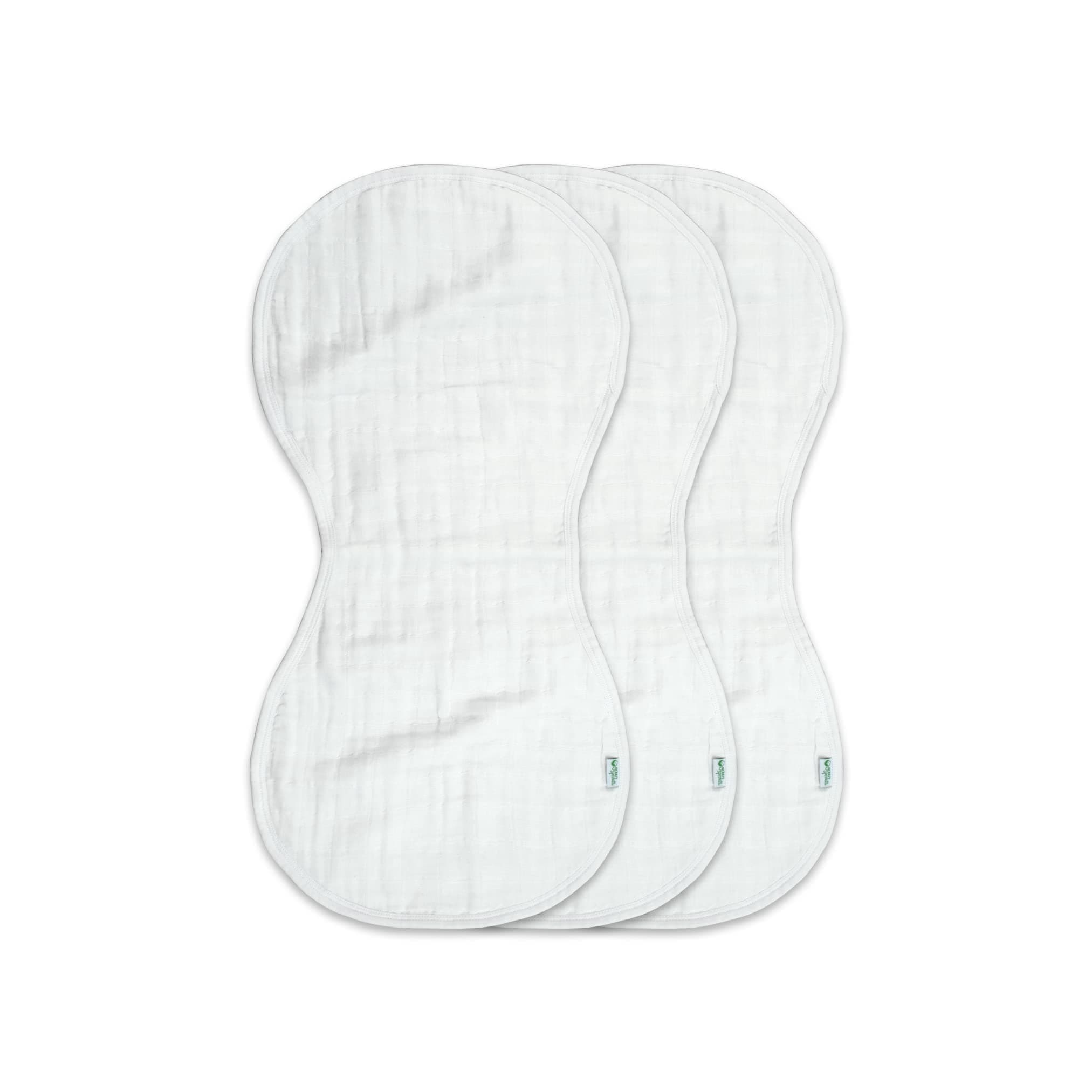 green sprouts Muslin Burp Cloths made from Organic Cotton | 4 absorbent layers protect from sniffles,drips & drools | 100% organic cotton muslin,Super soft & softer with every wash,Machine washable