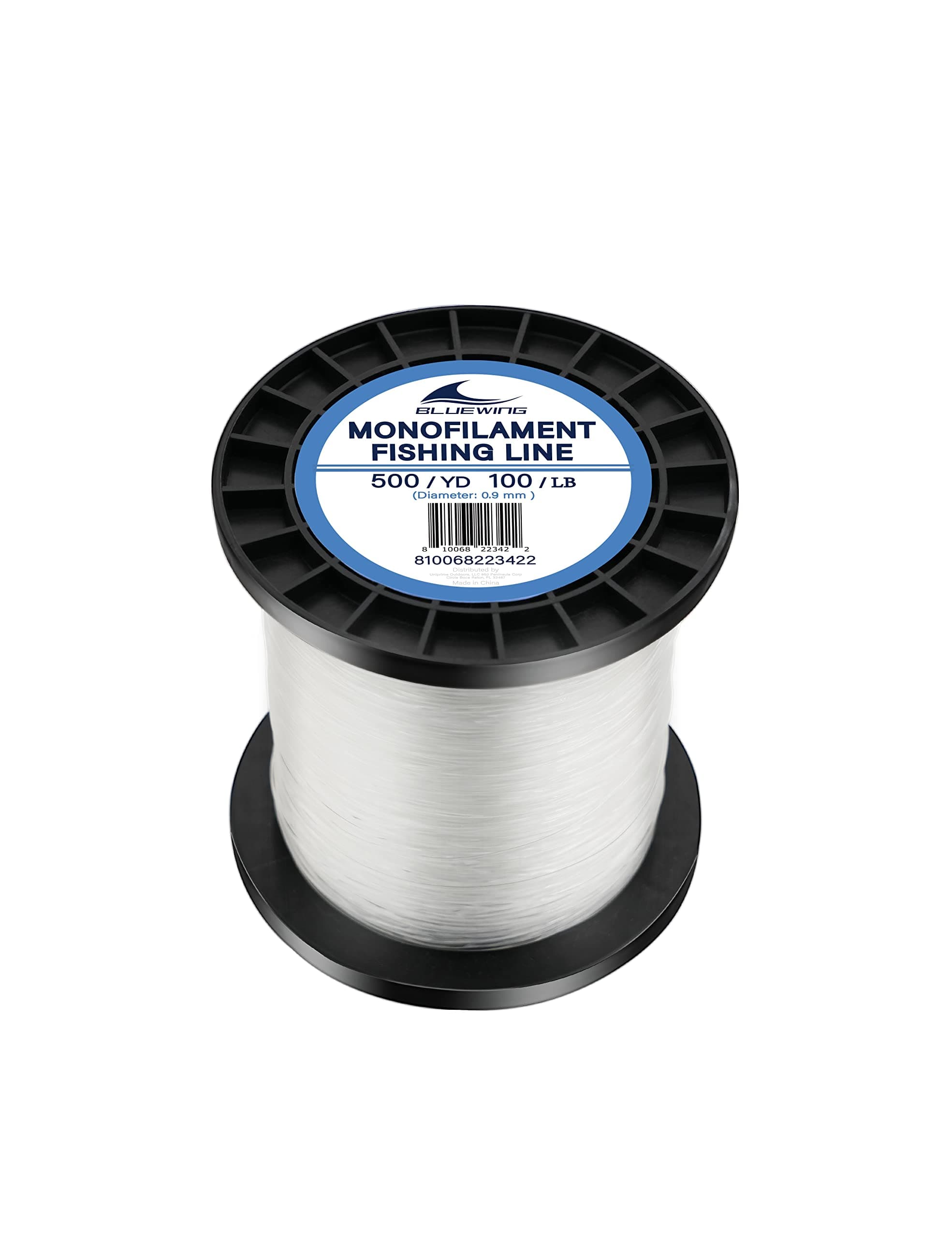 BLUEWING Monofilament Fishing Line Clear Mono Fish Wire Thin Diameter String 6-400 lbs, 50-3000 Yards