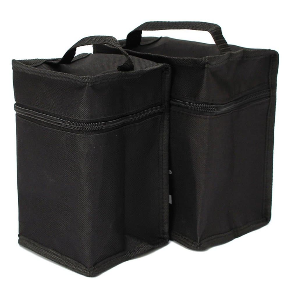 Saamz Multifunction Large Capacity Marker Case Holder Canvas Pen Bag Pencil Case Stationary Storage Bag (Capacity 60 Colors)