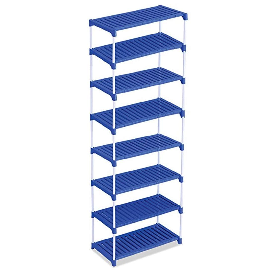 Ebee Metal Multipurpose Rack (8 Step, Blue)