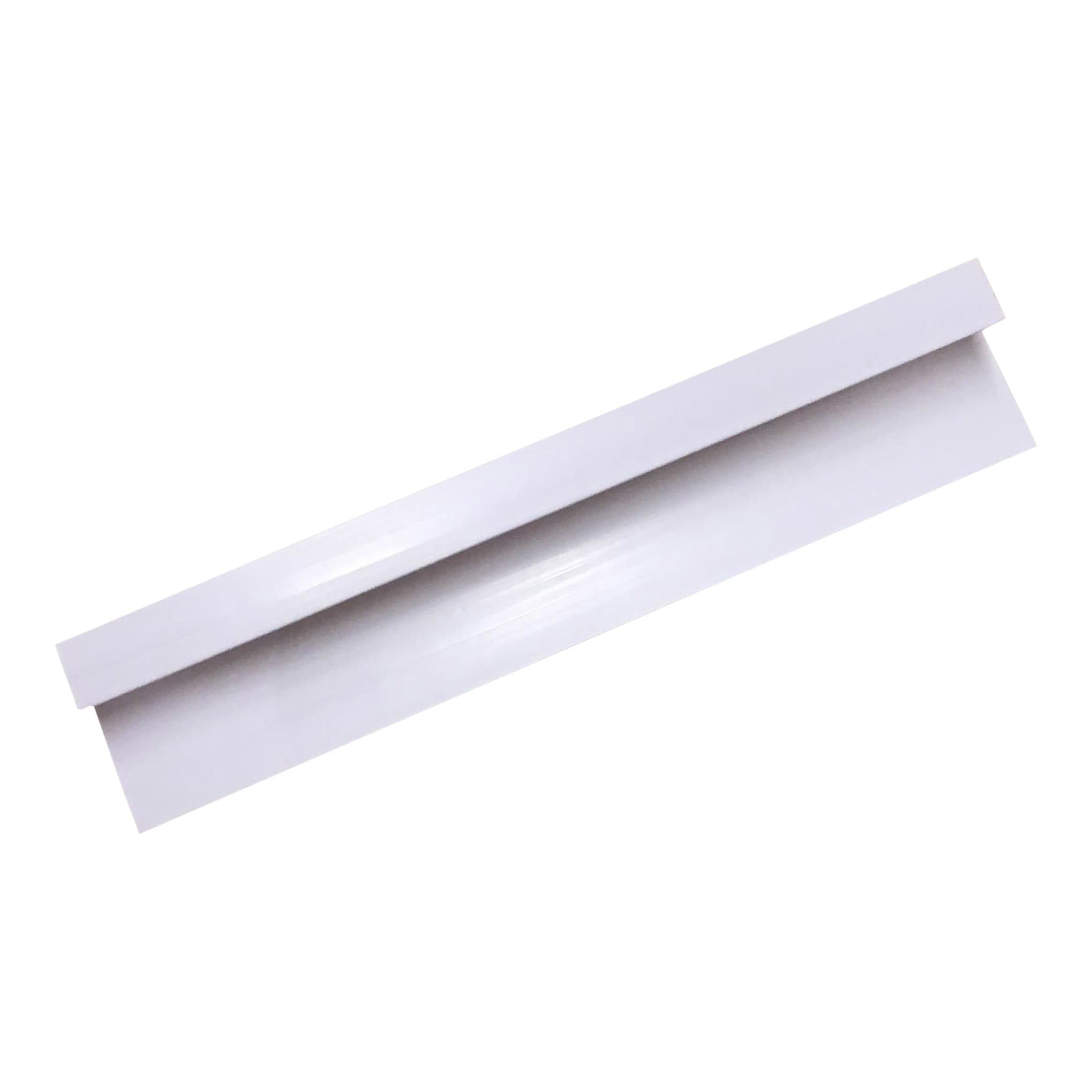 DBS White 10mm End Cap Trim for Shower Wet Wall Panels Bathroom Cladding PVC 2.4m