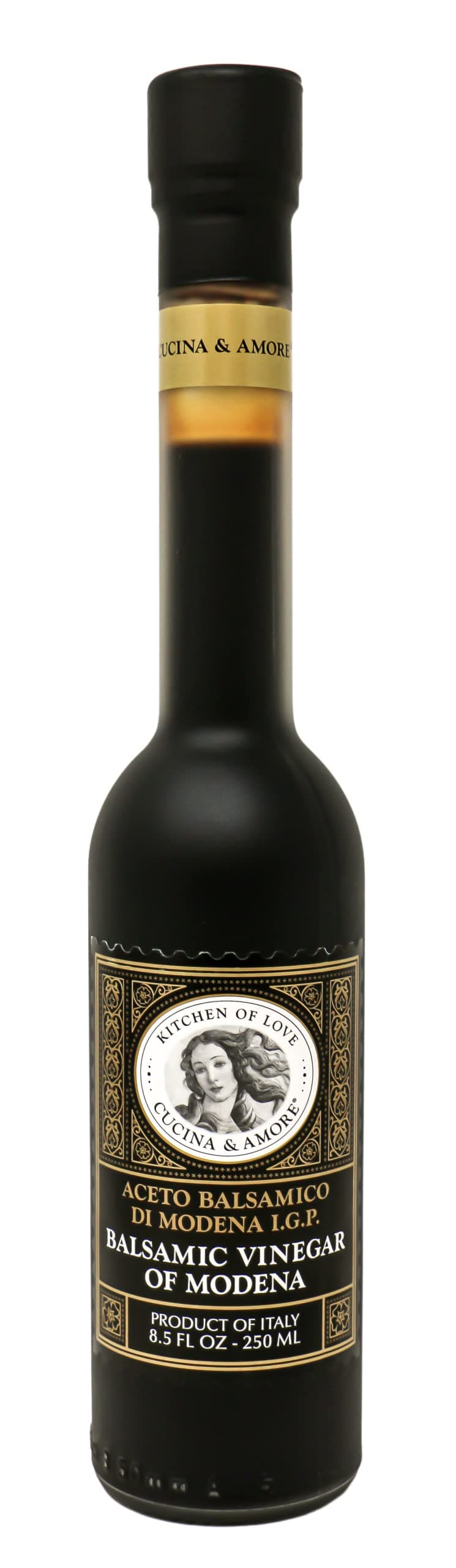 Balsamic Vinegar Of Modena | High Density, Authentic Italian IGP, Food Glaze, Reduction, Salad Dressing, Cooking, Baking, 8.5 Fl Oz