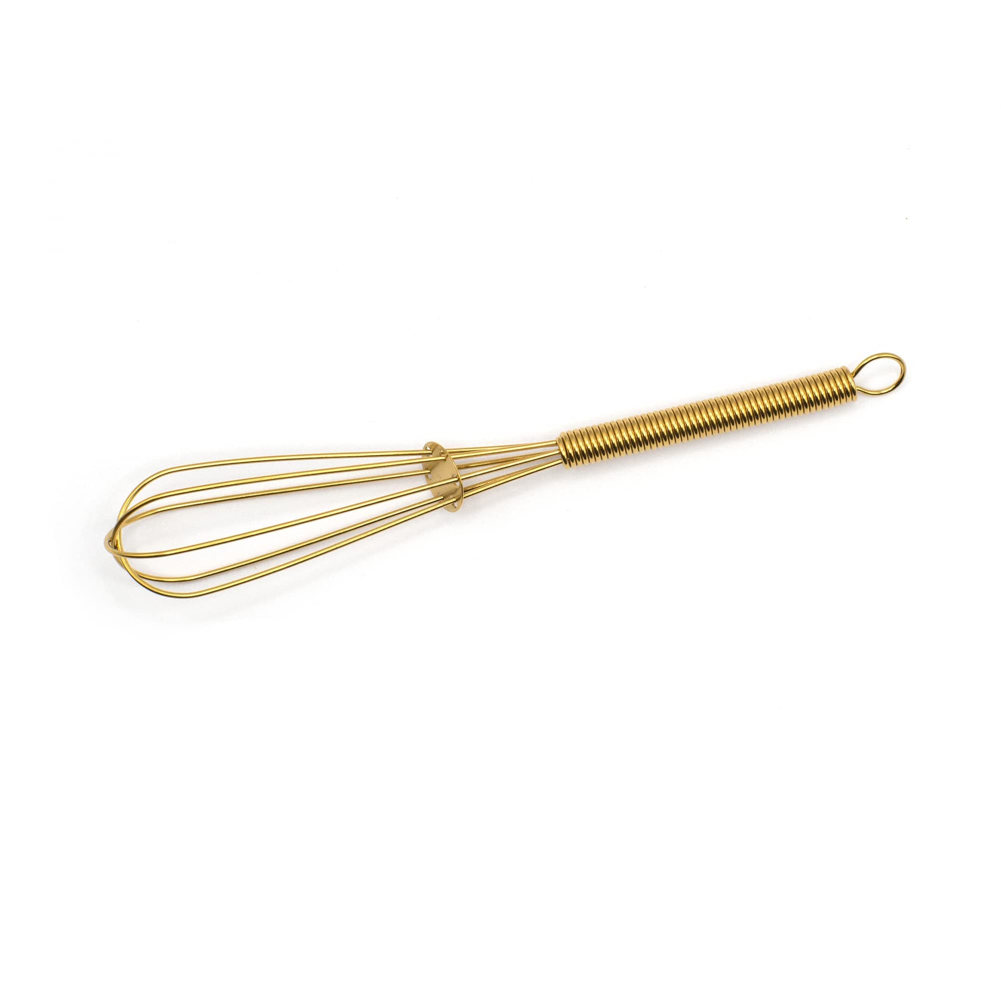TYGYLZGCF Mini Whisks Small Whisk 5 inch 1Pcs Gold