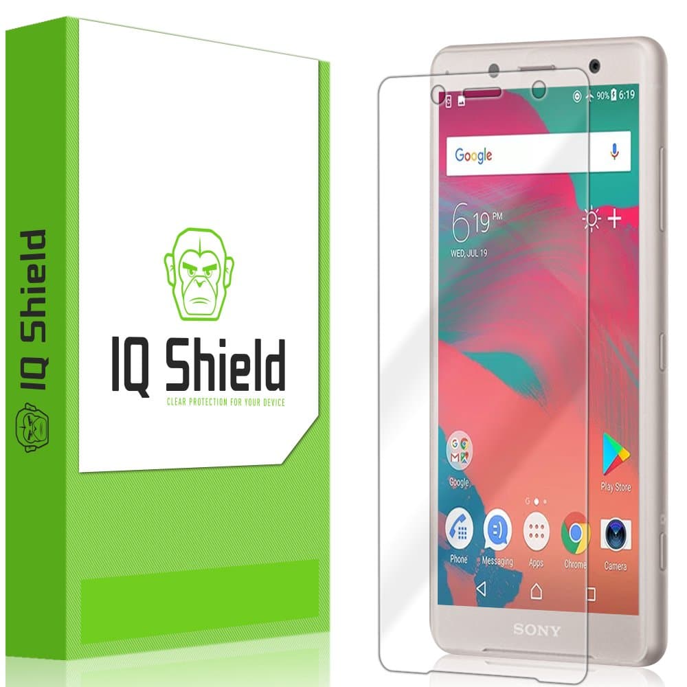 IQShield Screen Protector Compatible with Sony Xperia XZ2 Compact Anti-Bubble Clear TPU Film