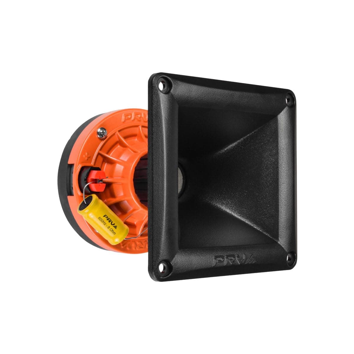 WG270Ph 1" Exit Phenolic Compression Driver 75 Watts RMS 106.5dB Auxiliary Tweeter + Horn Combo for Car Audio