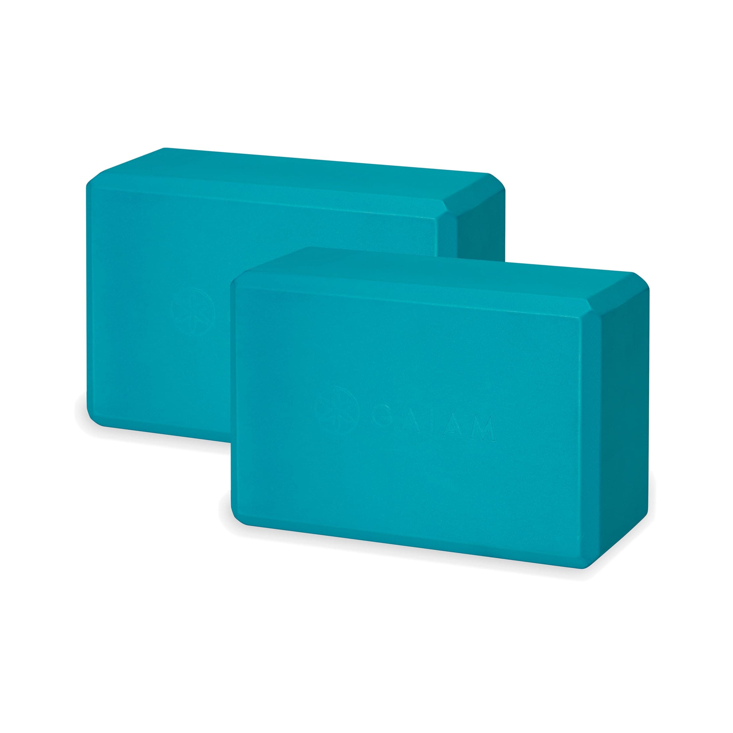 Gaiam Yoga Block - Supportive Latex-Free Eva Foam - Soft Non-Slip Surface with Beveled Edges for Yoga, Pilates, Meditation