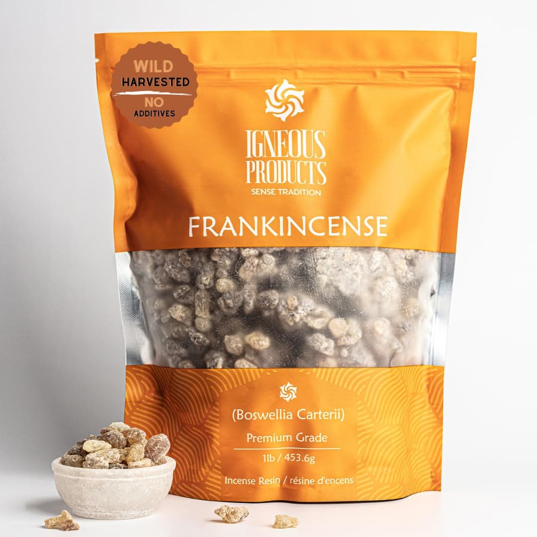 Frankincense Incense Resin (1LB / 453.6 Grams) | 100% Pure Somalian Frankincense Resin