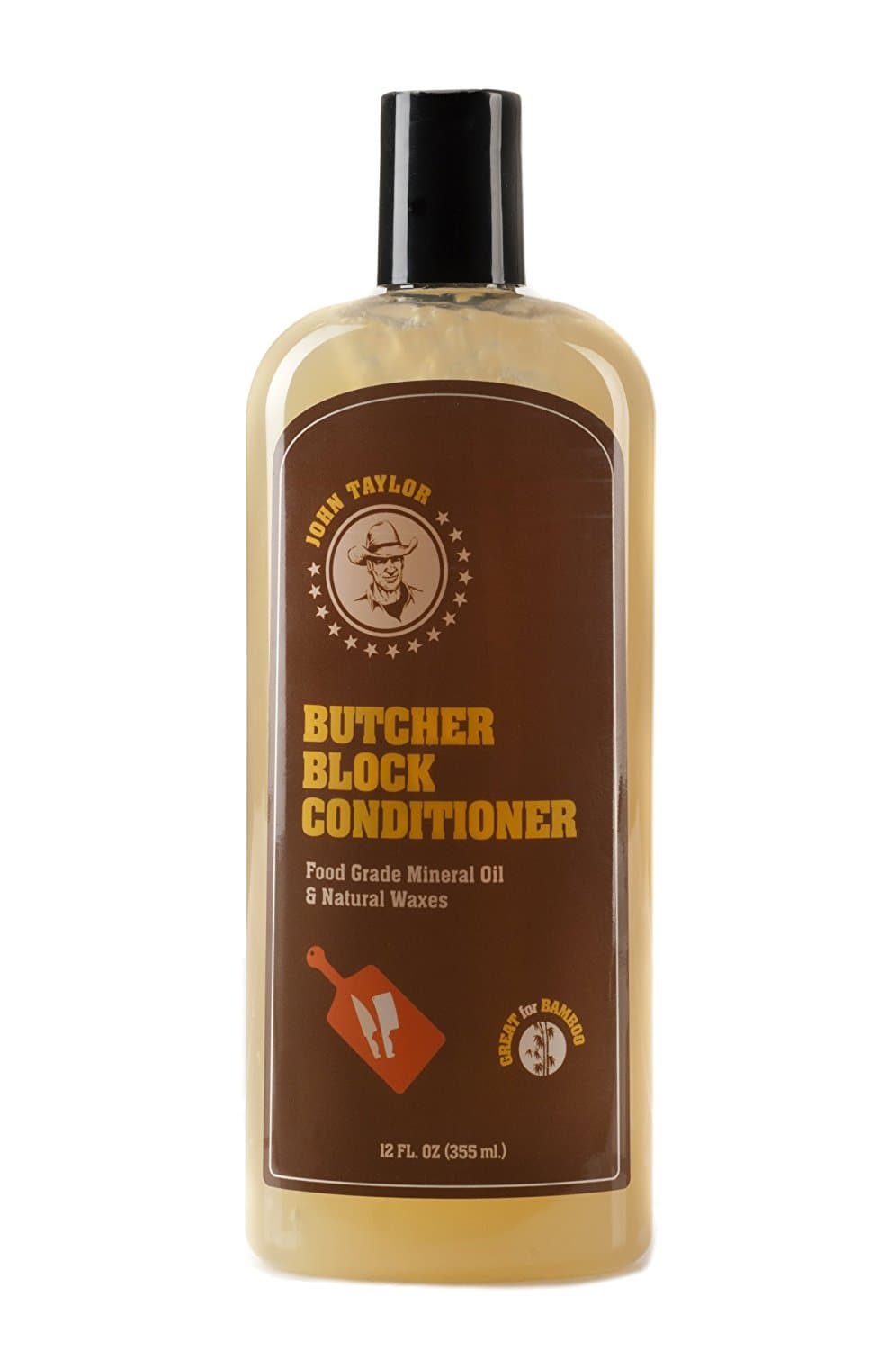 12Oz Butcher Block Wood Conditioner, Made from Food Grade Mineral Oil, Beeswax, and Carnauba Wax for Conditioning and Preservation, Cutting Board Oil, Wood Polish, Made in USA