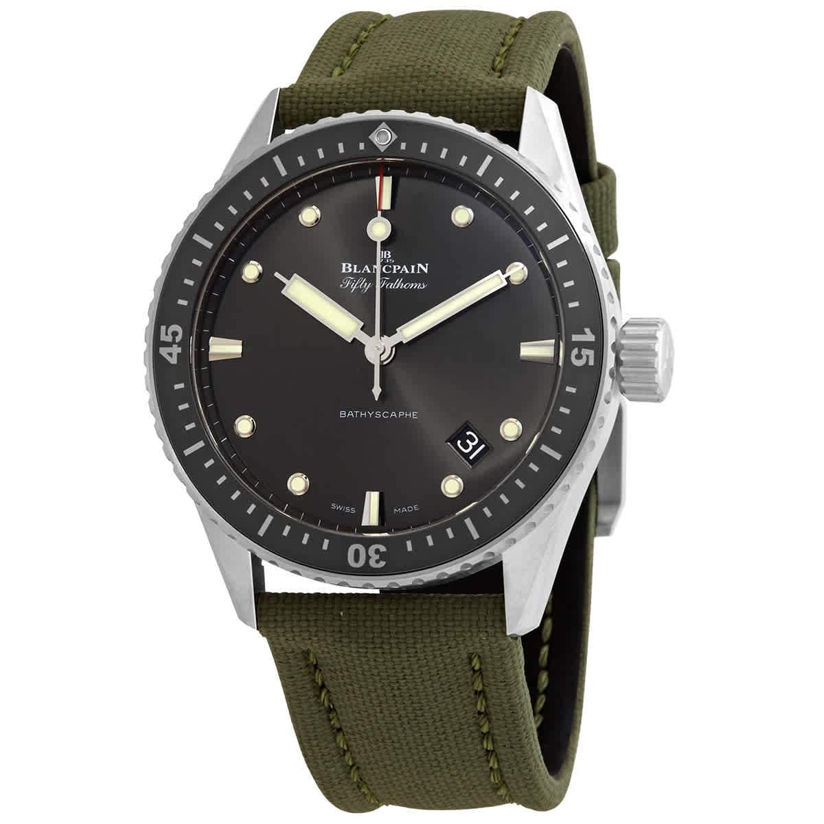 Fifty Fathoms Bathyscaphe Automatic 43mm Mens Watch 5000-1110-K52A