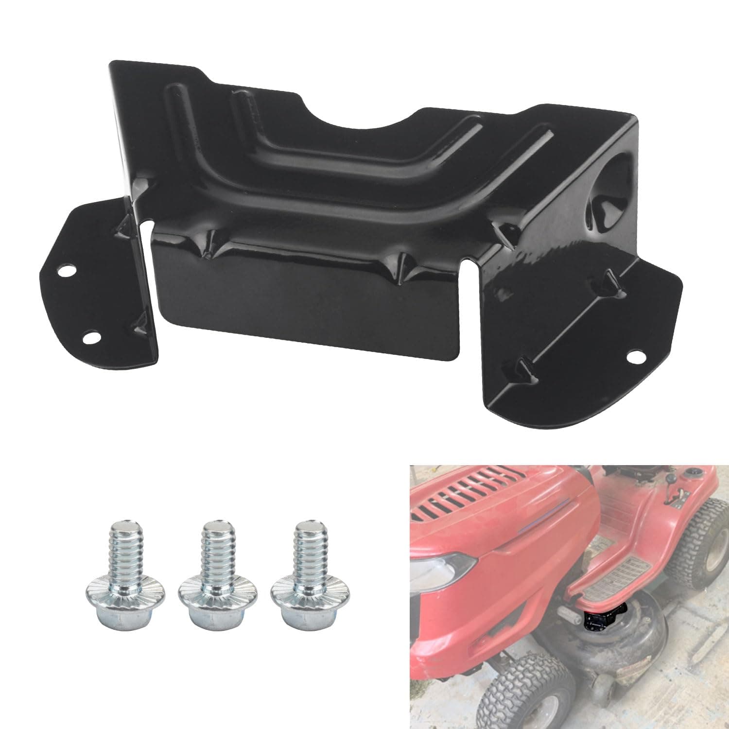 783-06424A-0637 Deck Belt Cover Black Compatible with MTD/Craftsman/Troy-Bilt/Husky Lawn Mower 42" 46" Deck Replaces 783-06424A Mower Desk Parts 13AD775S059 13WX78TS090 24728902 247288842 (1 Pack)