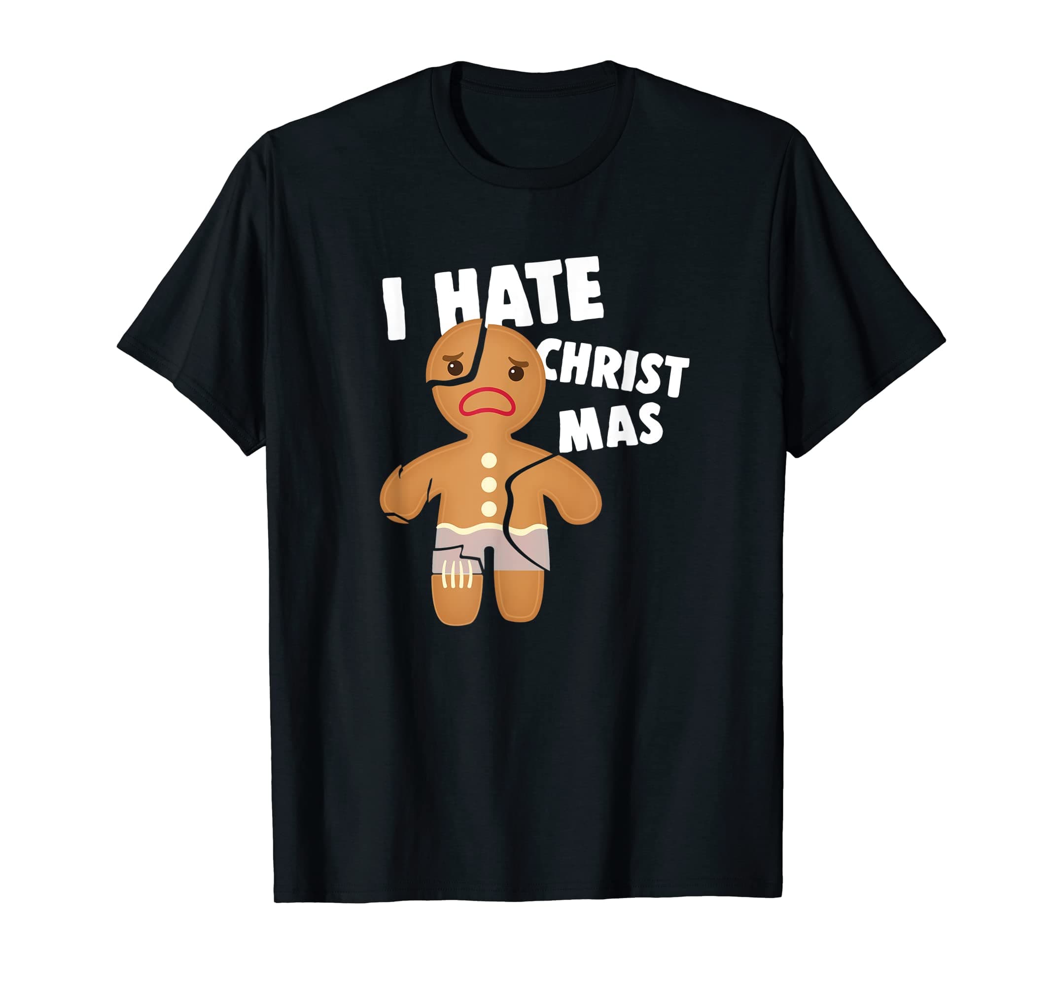 Xmas Grumpy Gingerbread Man Christmas Hater GiftsChristmas Grumpy Gingerbread Man Xmas Hater Gingerbreadman T-Shirt