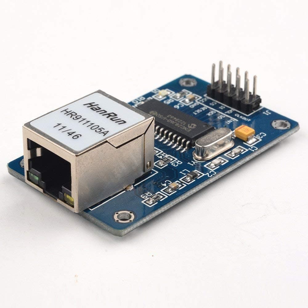 UIOTEC ENC28J60 Module 3.3 V 25MHZ Ethernet LAN Network Module for Arduino SPI AVR PIC LPC STM32