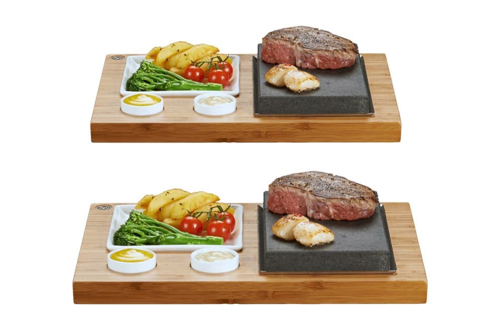 The SteakStones Steak, Sides and Sauces Set x 2