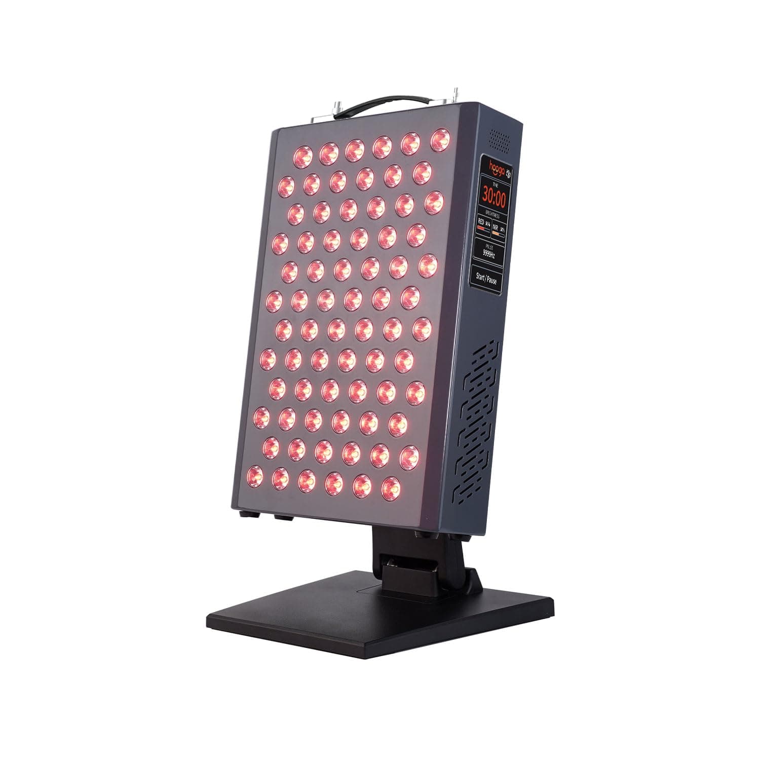 - Hooga Red Light Therapy Panel Device – 630nm 660nm 810nm 850nm Red & Near Infrared Light Therapy, LED Light Therapy Lamp, 72 Quad Chip LEDs, Adjustable Brightness, Pulse Mode – ULTRA360