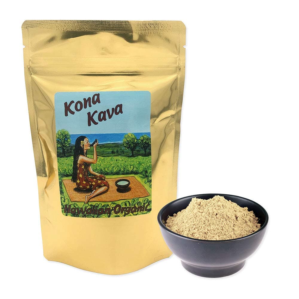 Kona Kava FarmInstant 9% Kavalactone Powder Mix, Power Micronized Supplement Drink (Cocoa, 4 oz)