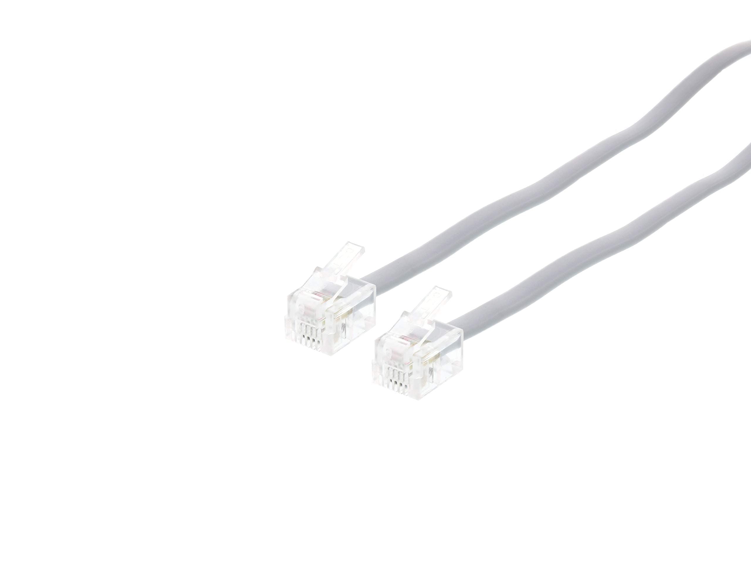Networx Telephone Cords (50 feet, 6P4C - Straight)