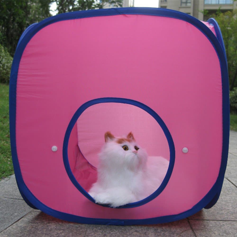 Various Combinations Kitten Cat Pet Dog Tent Toy Cat Cube Cat Outdoor Tent Cat Cube with Tunnel (1Cube)