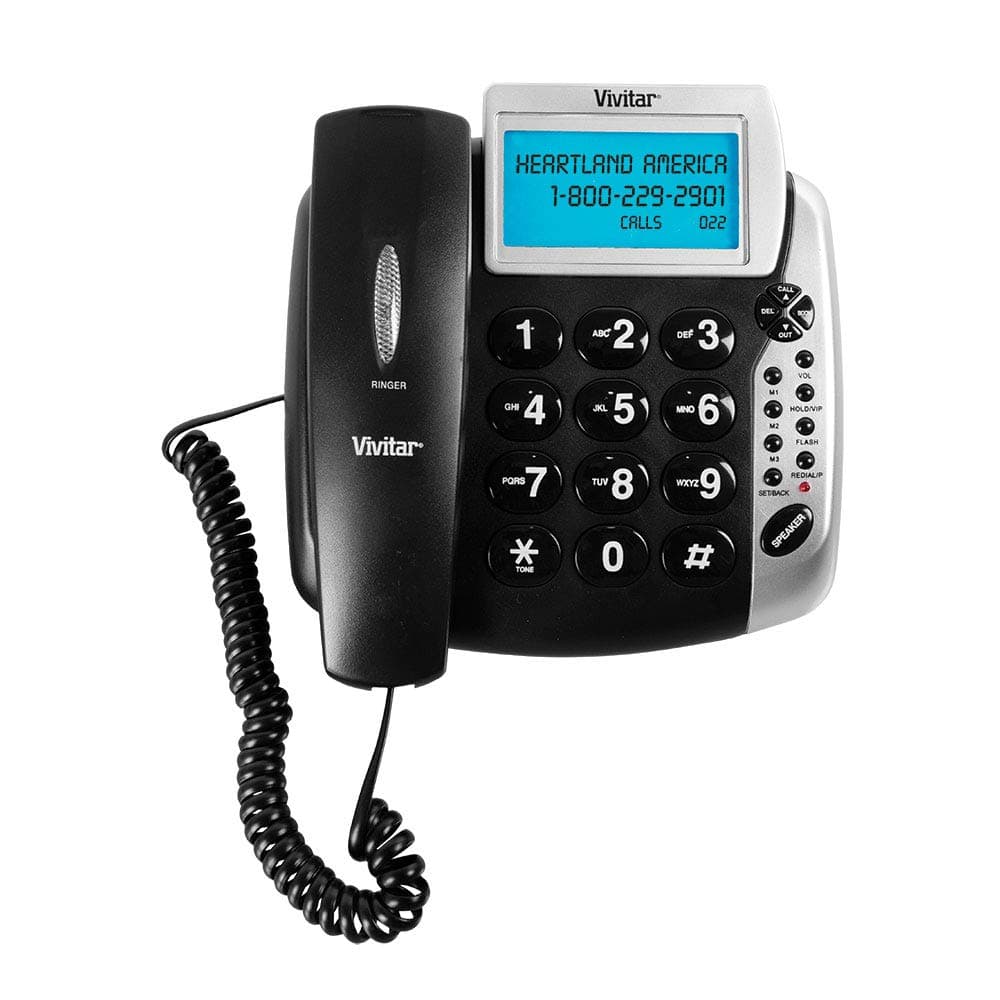 Extra Loud Talking Caller ID Speakerphone for Hearing Impaired and Elderly