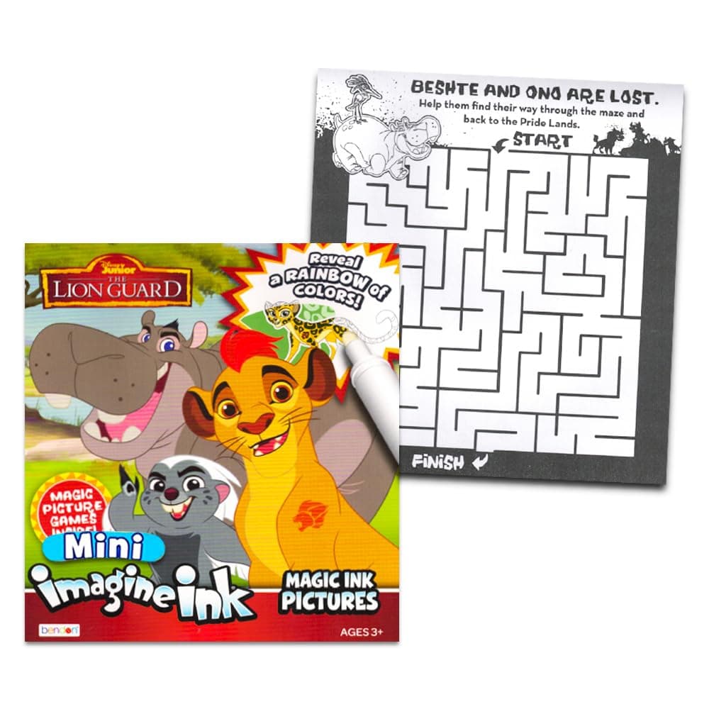 Disney Lion King Coloring Book Set -- Mess-Free Imagine Ink Book, Play Pack, and Bonus Stickers (Lion King Party Supplies)