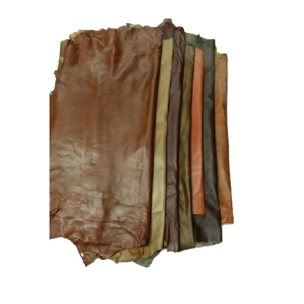 REED Leather HIDES - Whole Sheep Skin 7 to 10 SF for Arts and Crafts (Antique Brown)