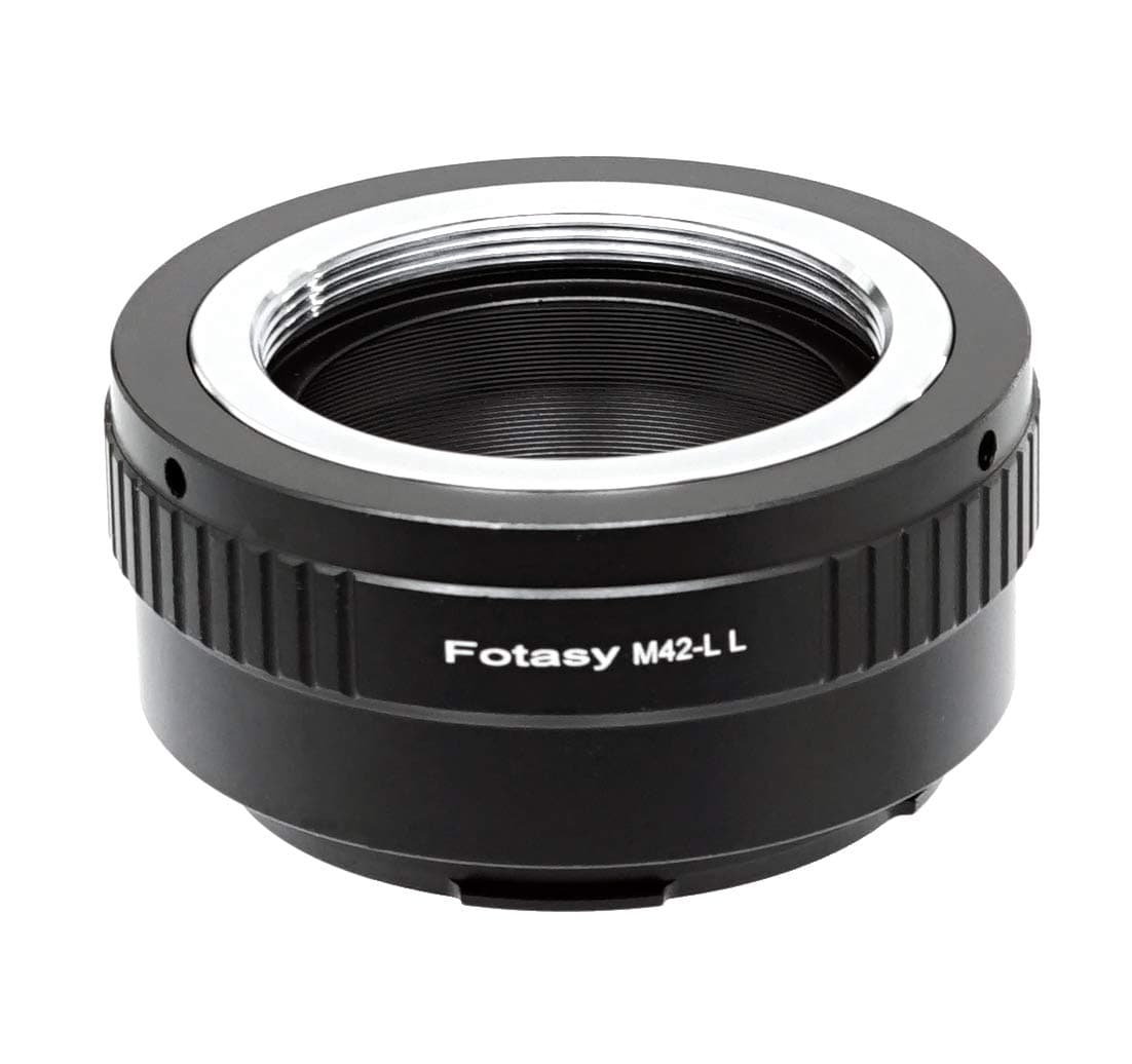 Fotasy Adjustable M42 Lens to Leica L Adapter, M42 Leica T Adapter, M42 Leica SL Adapter, M42 Lens to Panasonic S Adapter, M42 Sigma L, fits Leica SL TL2 TL T & Panasonic Lumix S1 S1H S1R, Sigma fp