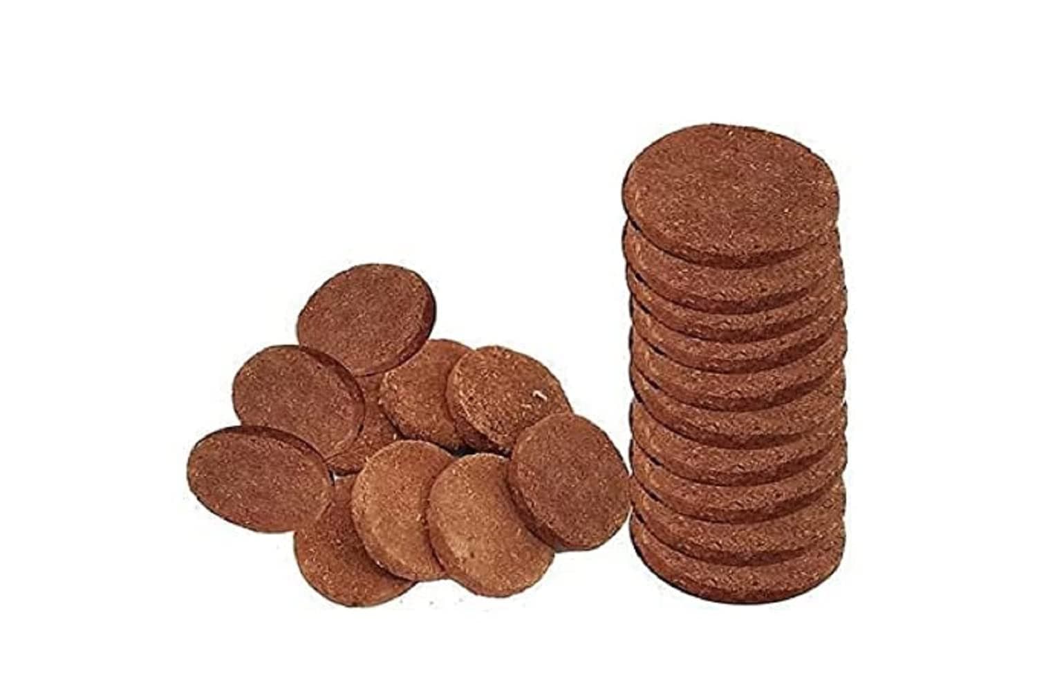 RUKDA Indigenous Holy Cow Dung Cake for havan Pooja, Handmade Desi Gau ke kande/Upla/uplay for Yagna Pooja & Religious-Activity (Upale/Kande, 51)