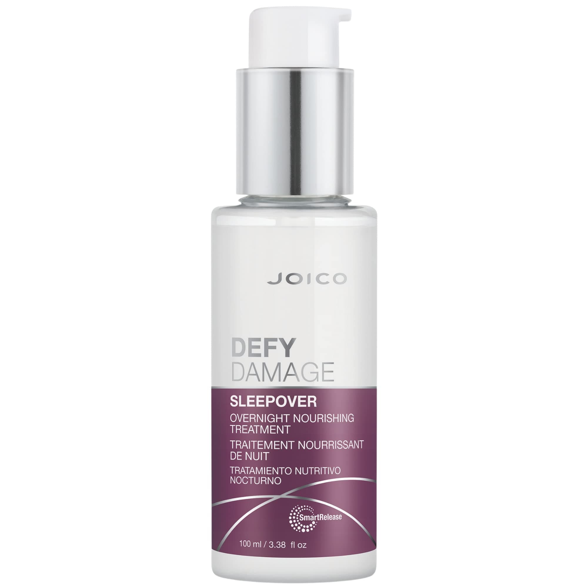 Defy Damage Sleepover Overnight Nourishing Treatment | Instantly Softens & Smooths | Strengthen Bonds | Reduce Breakage & Split Ends | No Rinse Formula | With Arginine & Keratin