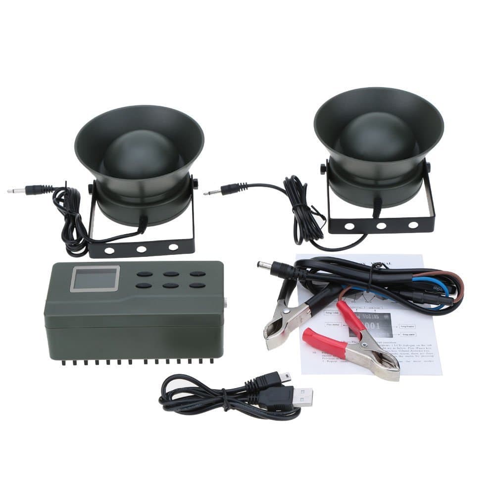 Electronic Predator Call Outdoor Hunting Decoy Bird Caller Loudspeaker with 182 Animal Sounds