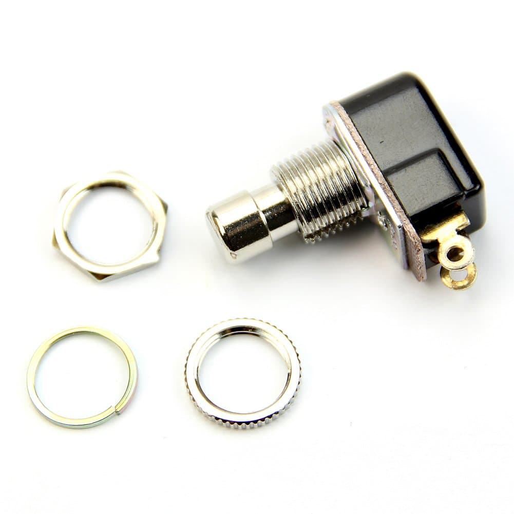 SPST Momentary Soft Touch Push Button Stomp Foot Pedal Electric Guitar Switch