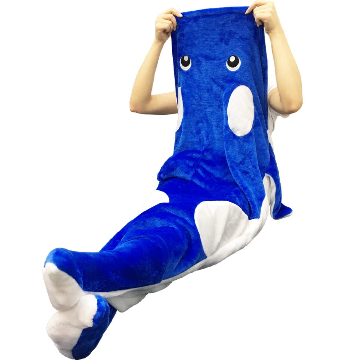 JYOSHANG Dolphin Tail Blanket Flannel Sofa Blankets Sleeping Bags