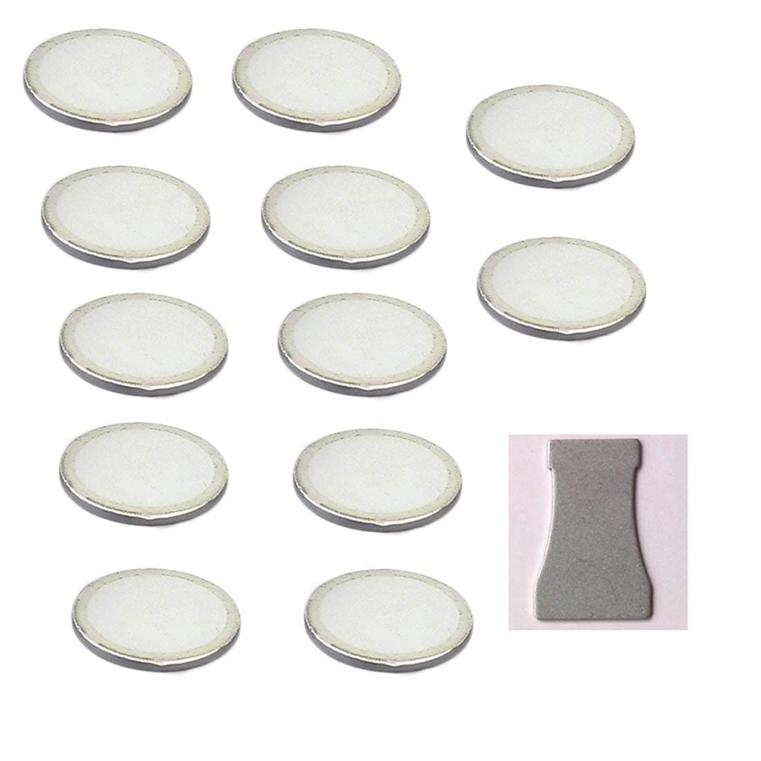 12 PCS 20MM Ceramics Discs Ultrasonic Mist Maker Fogger Replacement Disk for Humidifier