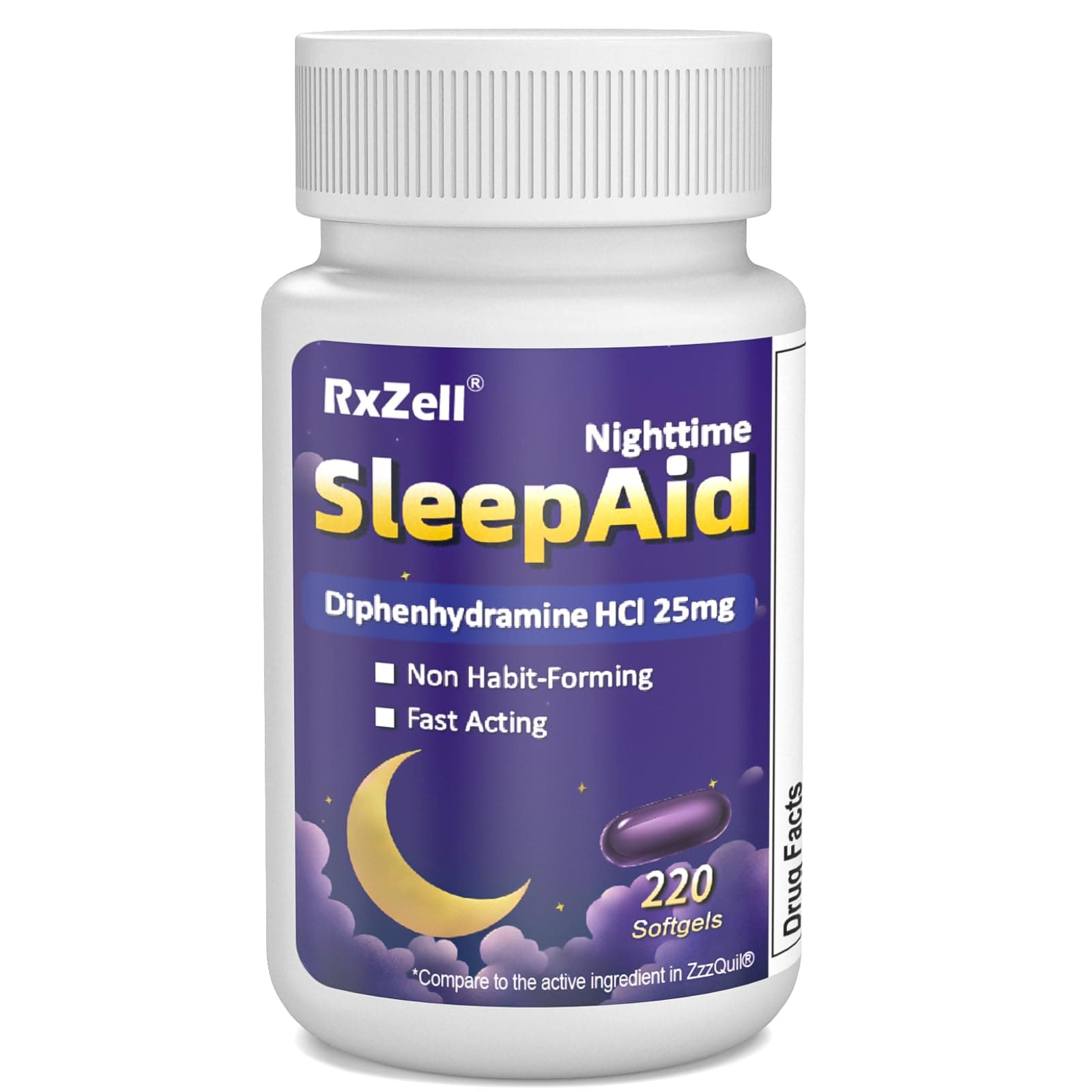 RxZell Sleep Aid 25mg