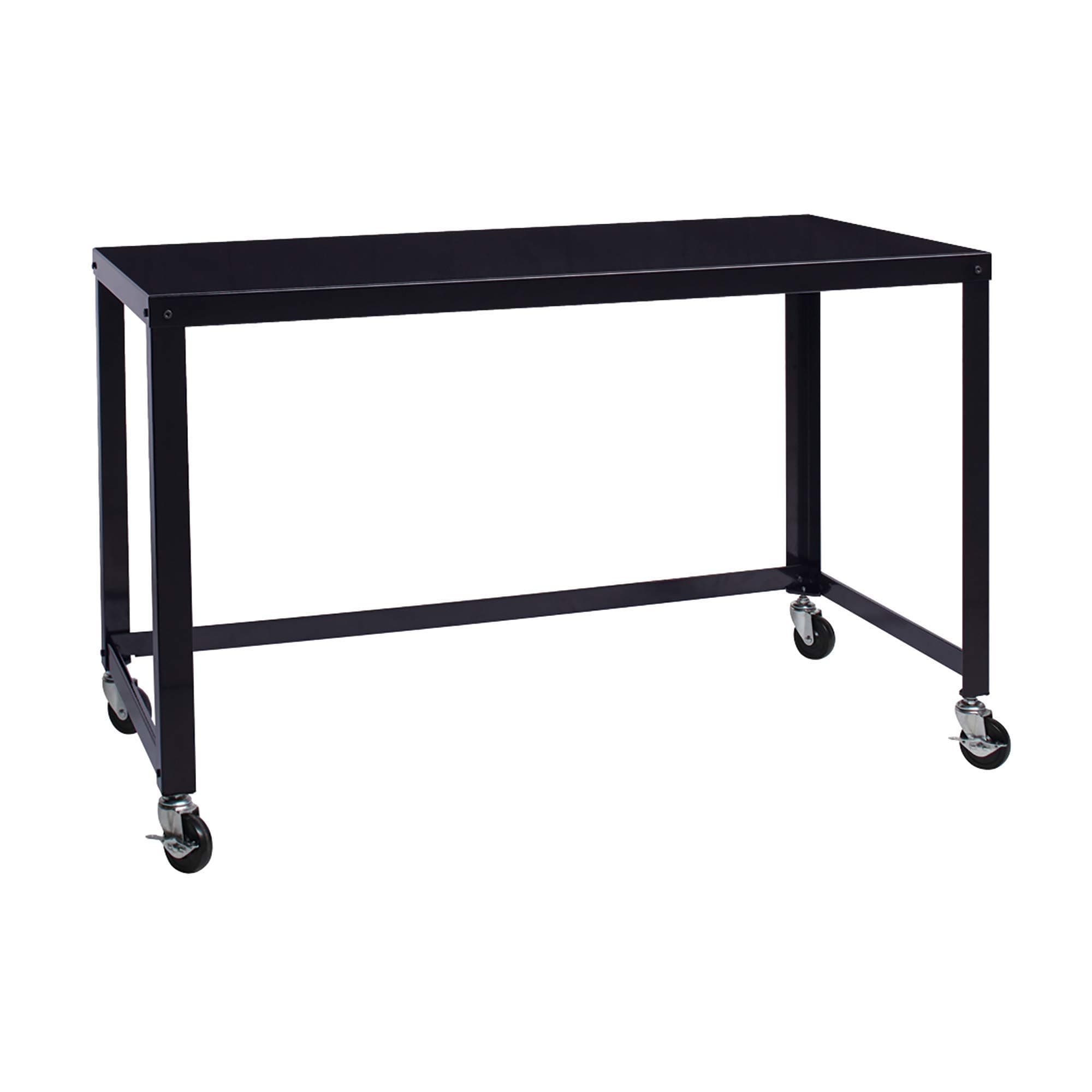 Space Solutions 21647 Mobile RTA Desk, Black