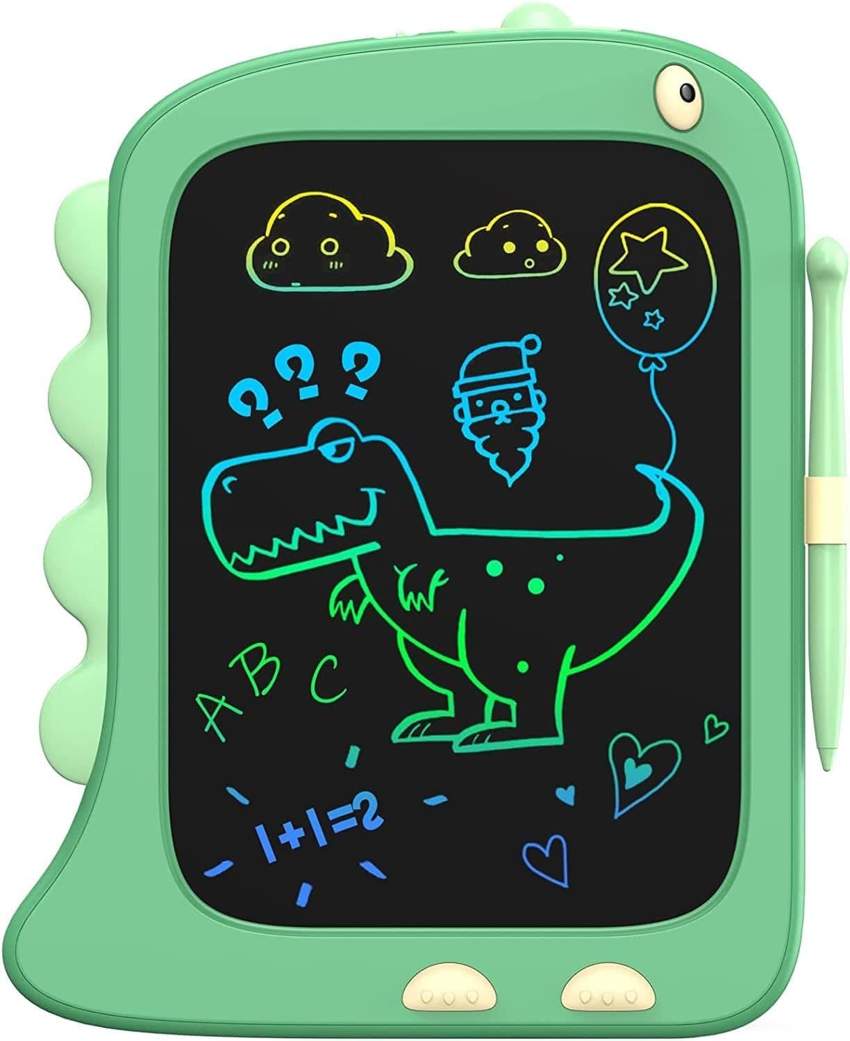 ORSEN Toys for 3 4 5 6 7 8 Year Old Boys Girls Gifts, LCD Writing Tablet 8.5inch Kids Toys Doodle Board, Dinosaur Drawing Pad for Kids 3 4 5 Year Old Boy Girl Birthday Gifts (Green)