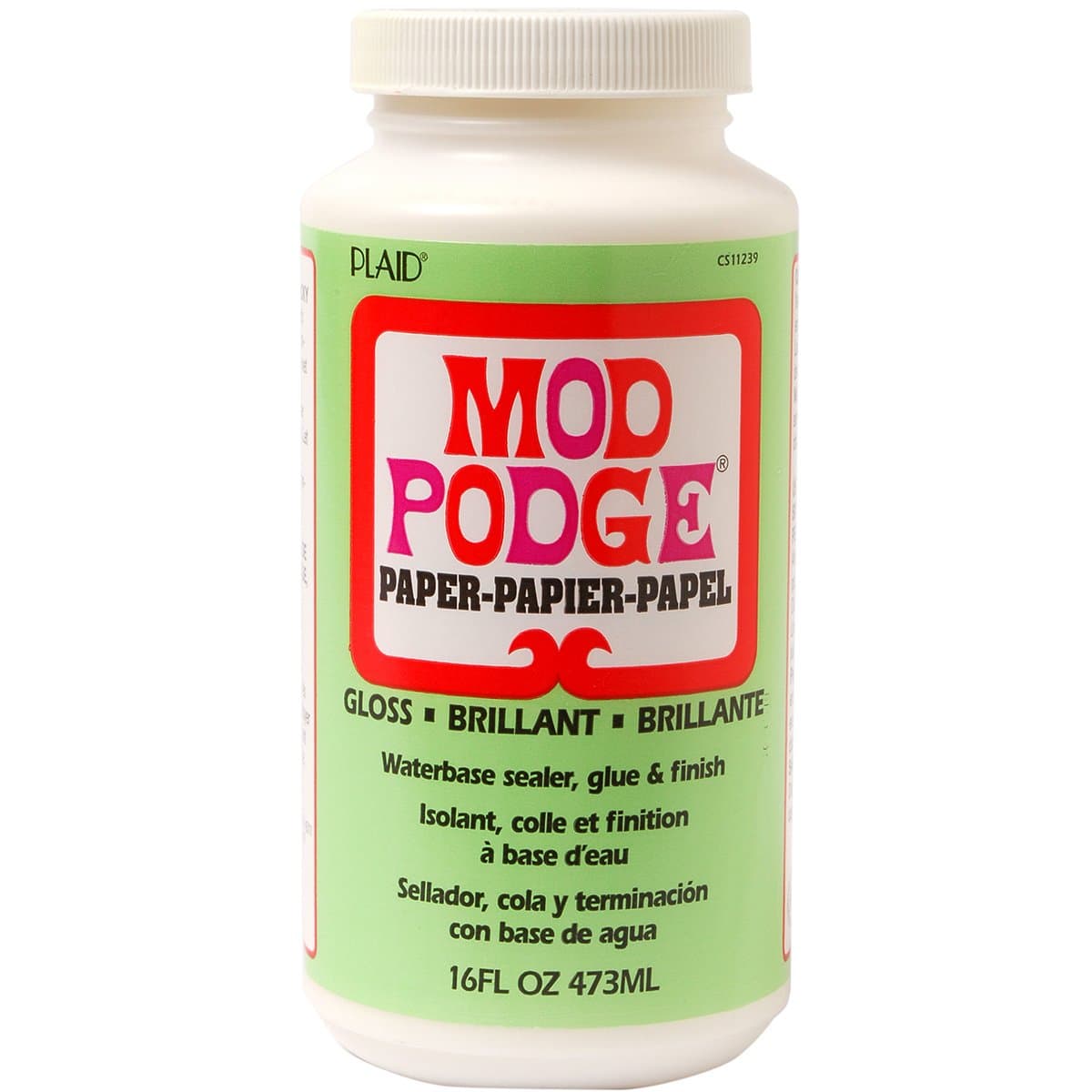 Plaid:Craft Mod Podge Paper Gloss Finish-16oz