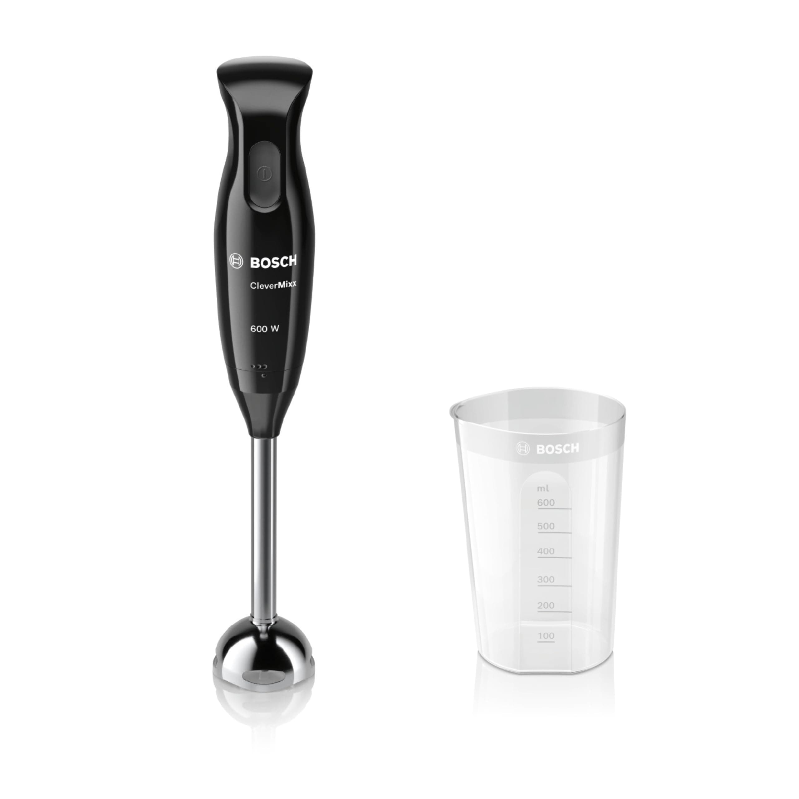 Bosch CleverMixx MSM2610BGB Hand Blender with beaker, 600 W - Black & Anthracite