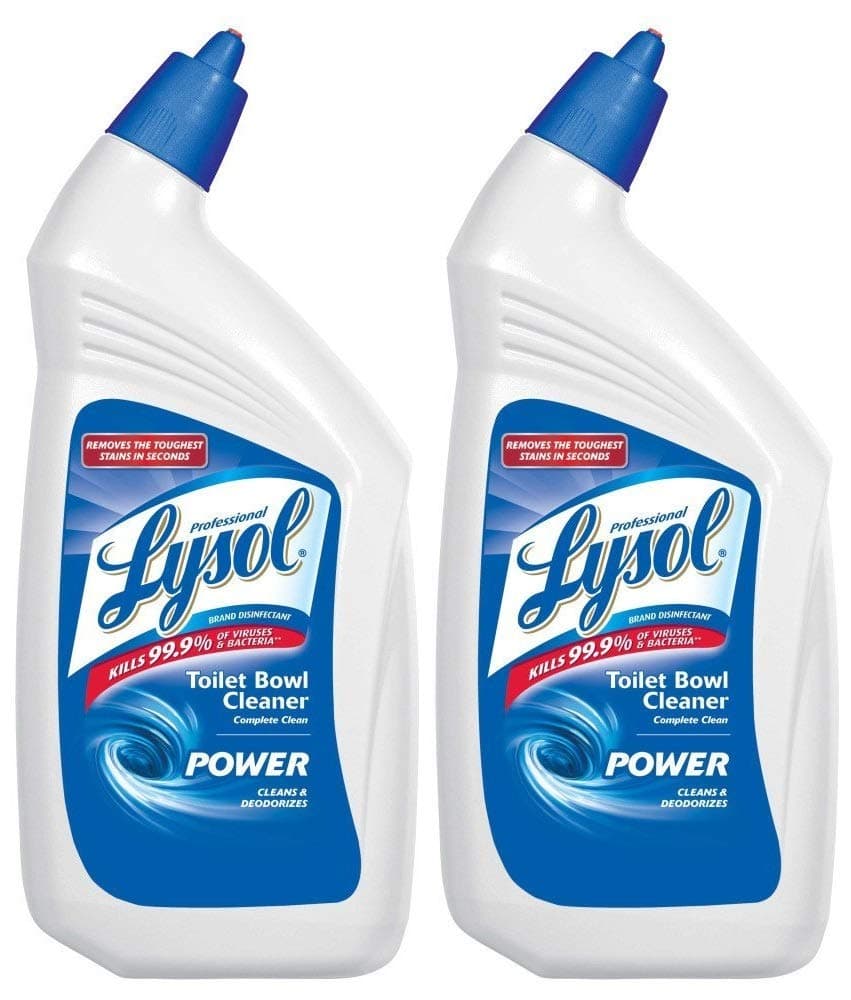 LysolProfessional Disinfectant Toilet Bowl Cleaner with Advanced Deep Cleaning Power, 32 Oz (2 Pack)