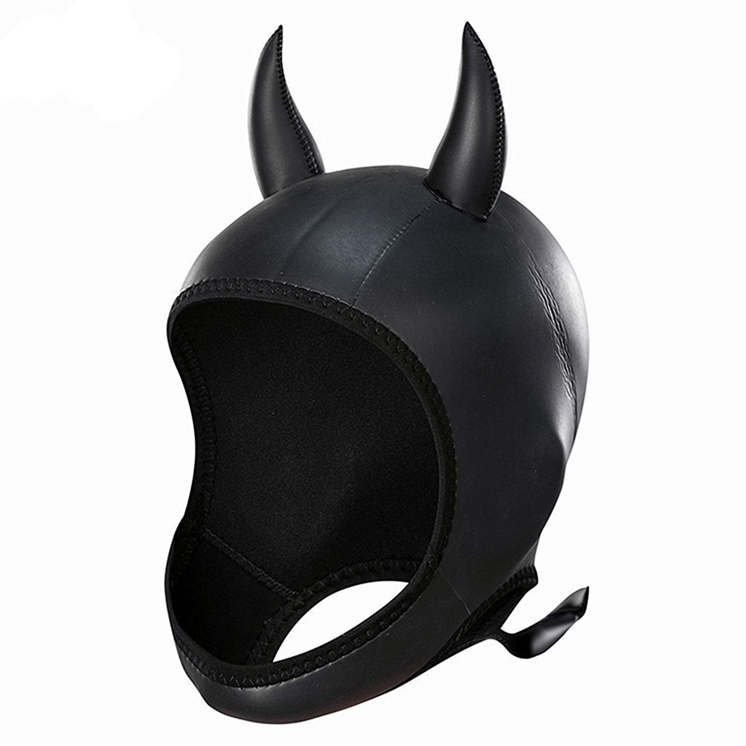 Scubay Divecica Multi-Density 3mm Diving Hood, Little Demon Premium Snorkeling/Diving/Surfing Cap Anatomical Fit Cute UV Neoprene Wetsuit Hood (Little Demon, M)