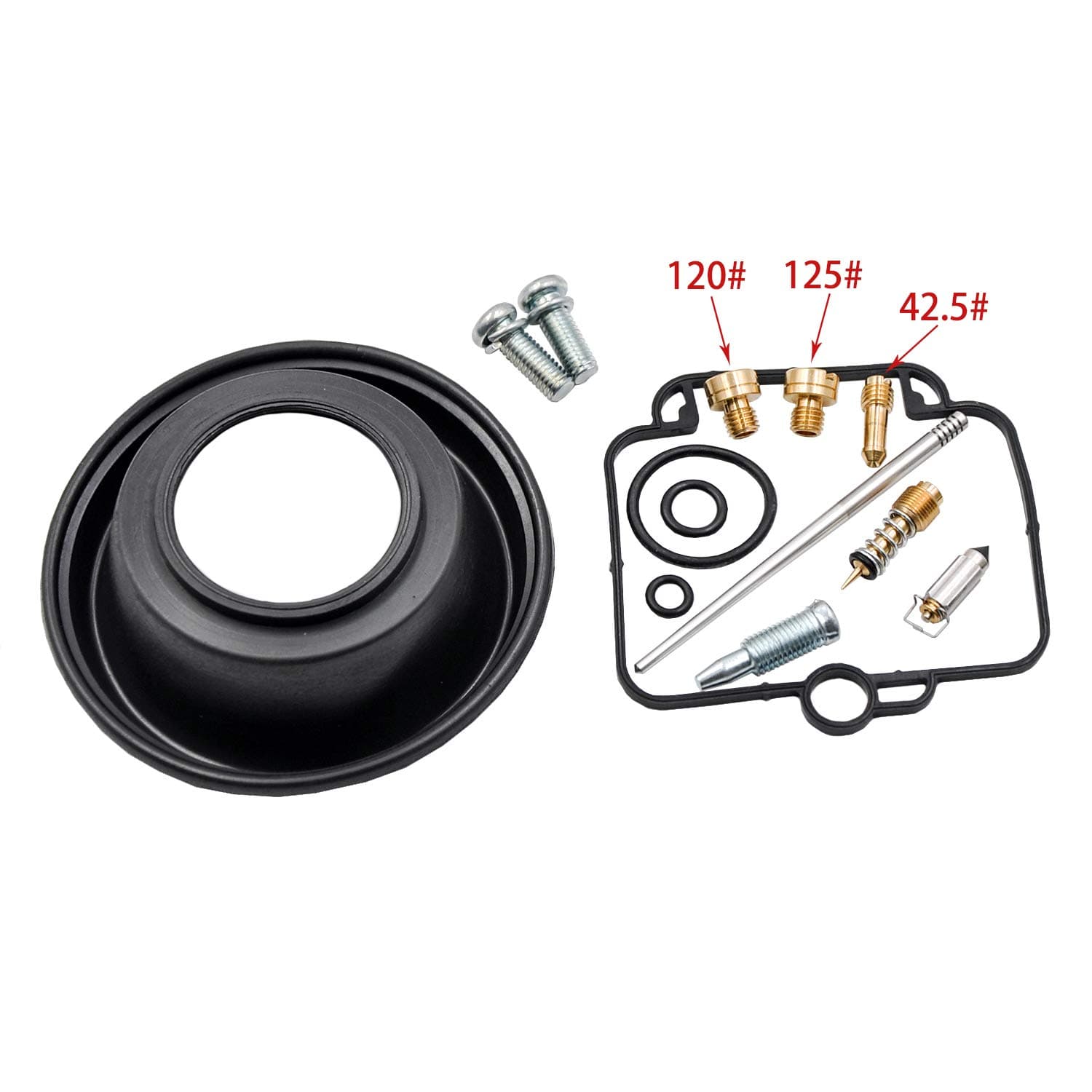 DR350 Goose350 Single Cylinder Engine Mikuni BST40 Carburetor Repair kit Configure Vacuum Diaphragm