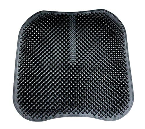 Breathable Silicone Massage Seat Cushion, Back Support, Coccyx and Sciatic Pain Relief, Easy to Clean, Unique 3D Pillar Design can be Progressive Massage Hips, Relieve Fatigue (Black)