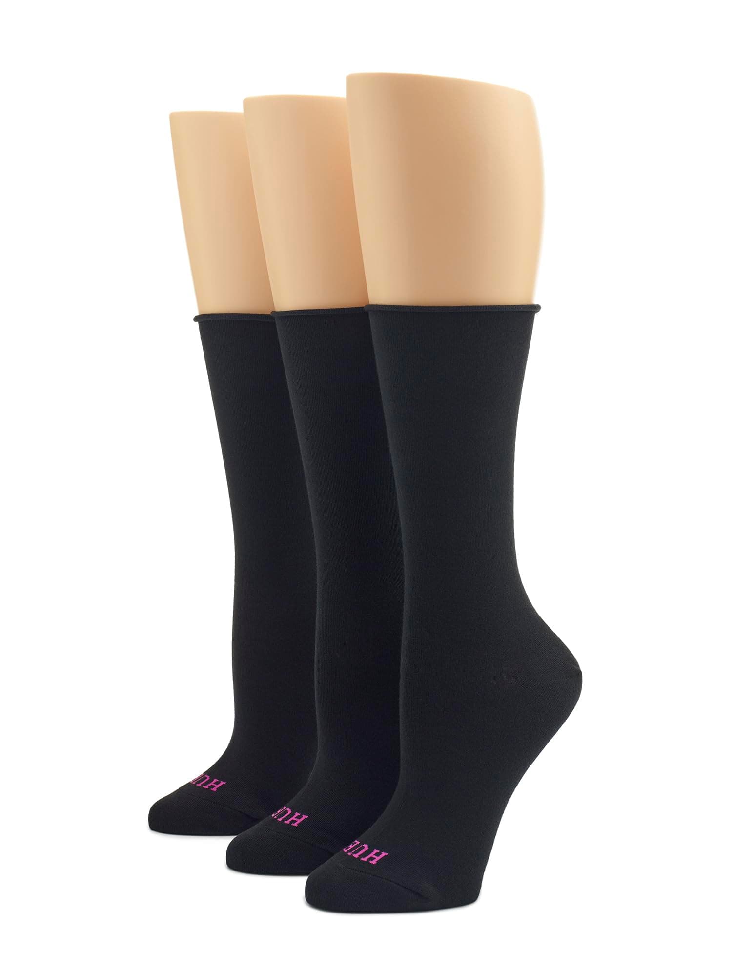 HUE womens Jeans Sock (Pack of 3)