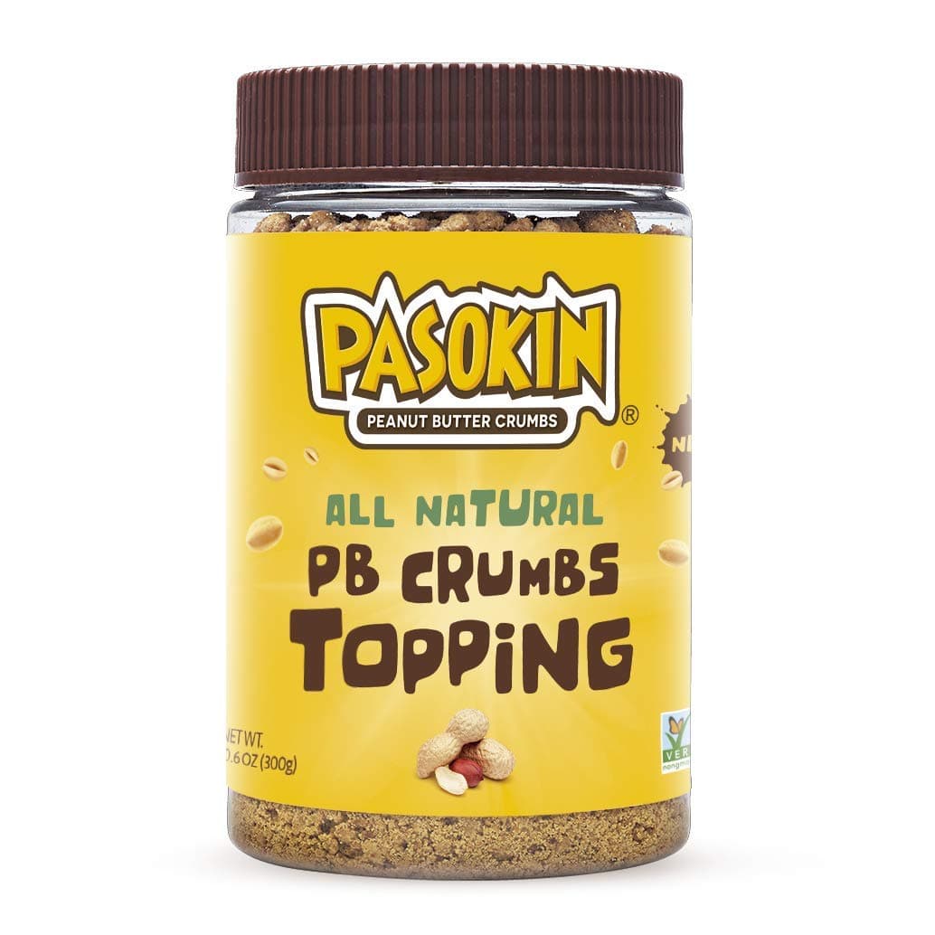 Peanut Butter Crumbs Topping | Gluten Free, Vegan, All Natural, Kosher, Made in USA, 10.5 oz Jar (Peanut Butter)