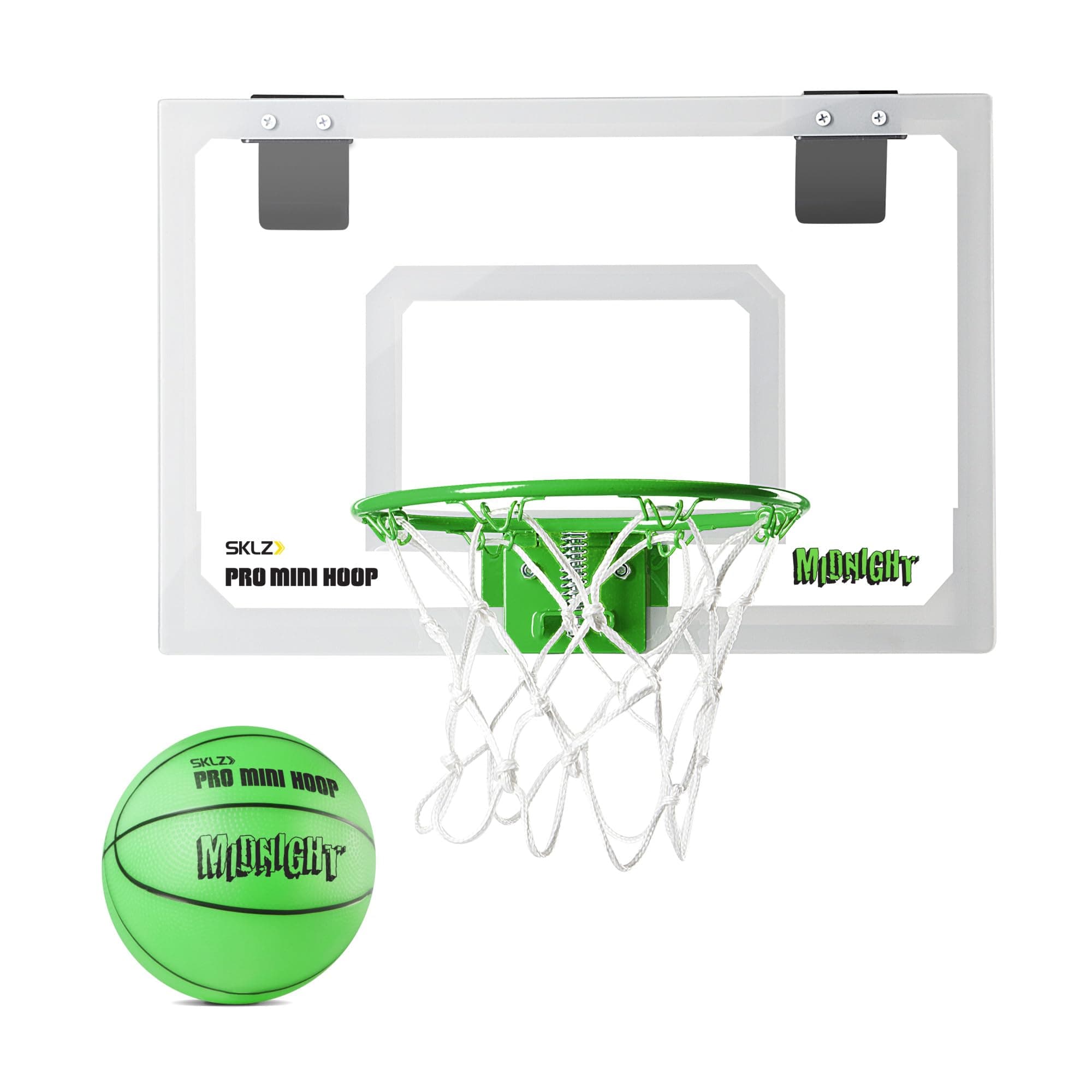 Pro Mini Indoor Basketball Hoop - Over The Door – Portable - Great For Home, Dorms, Offices, and Gifts