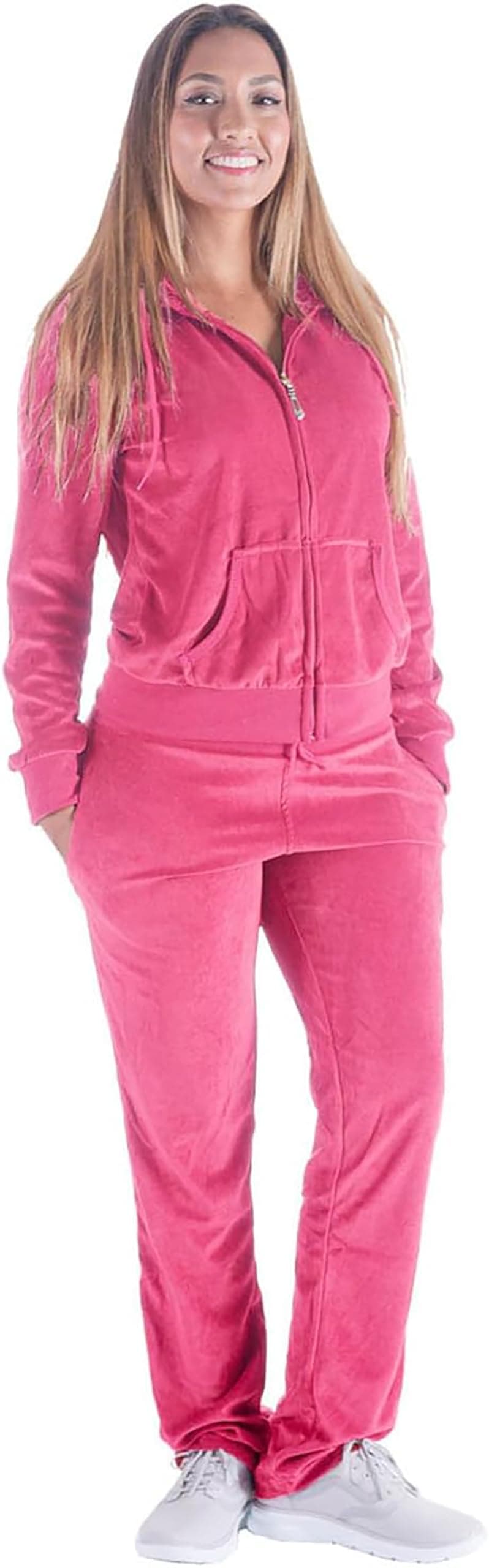 Tracksuit for Women Set 2 Piece Joggers Velour Jogging Sweat Outfits Hoodie and Sweatpants Set