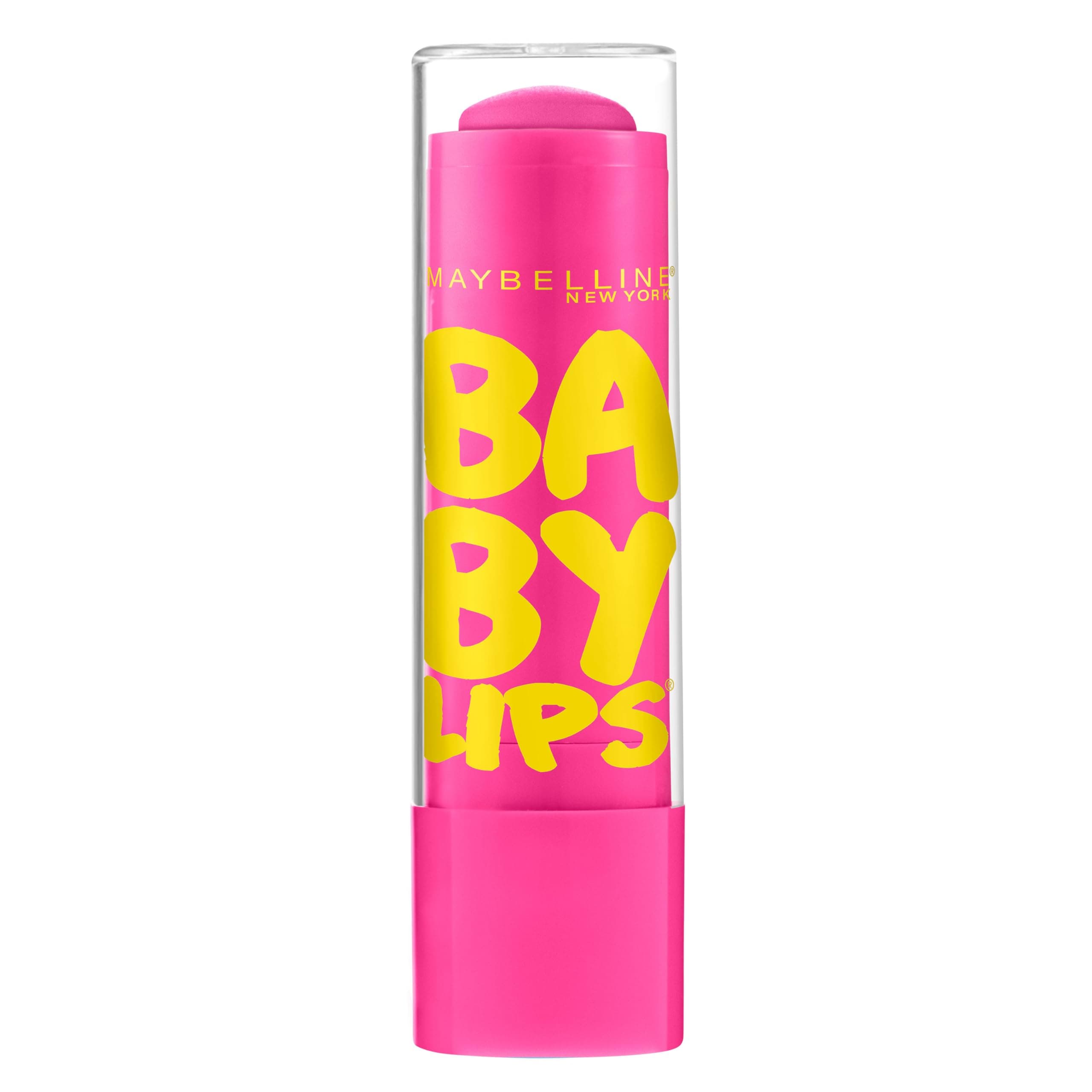 Maybelline New York Baby Lips Moisturizing Lip Balm - Pink, 0.15 Ounce