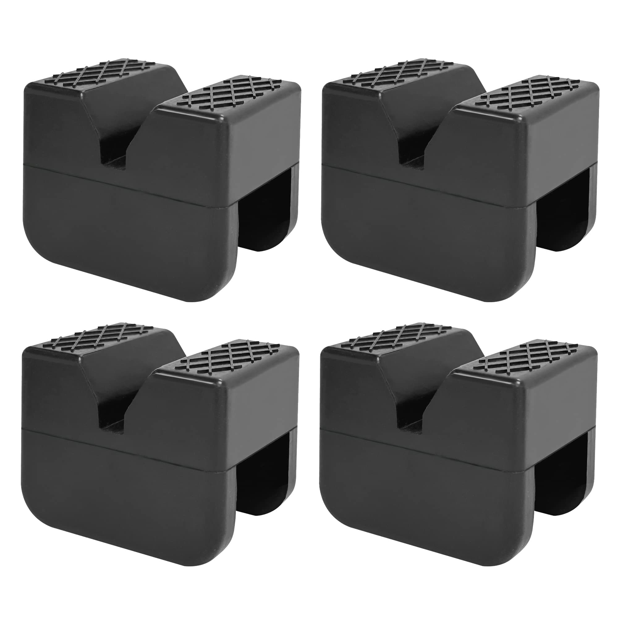 TONDA Jack Stand Pads, Universal Rubber Jack Pad Adapter, Rail Pinch welds Protector, 4 Pack